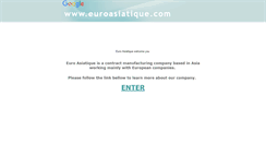 Desktop Screenshot of euroasiatique.com